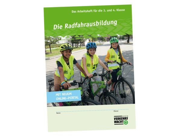 Neuauflage: Die Radfahrausbildung – Das Arbeitsheft für die 3. und 4.  Klasse (DIN A4) - VMS Verkehrswacht Medien & Service GmbH